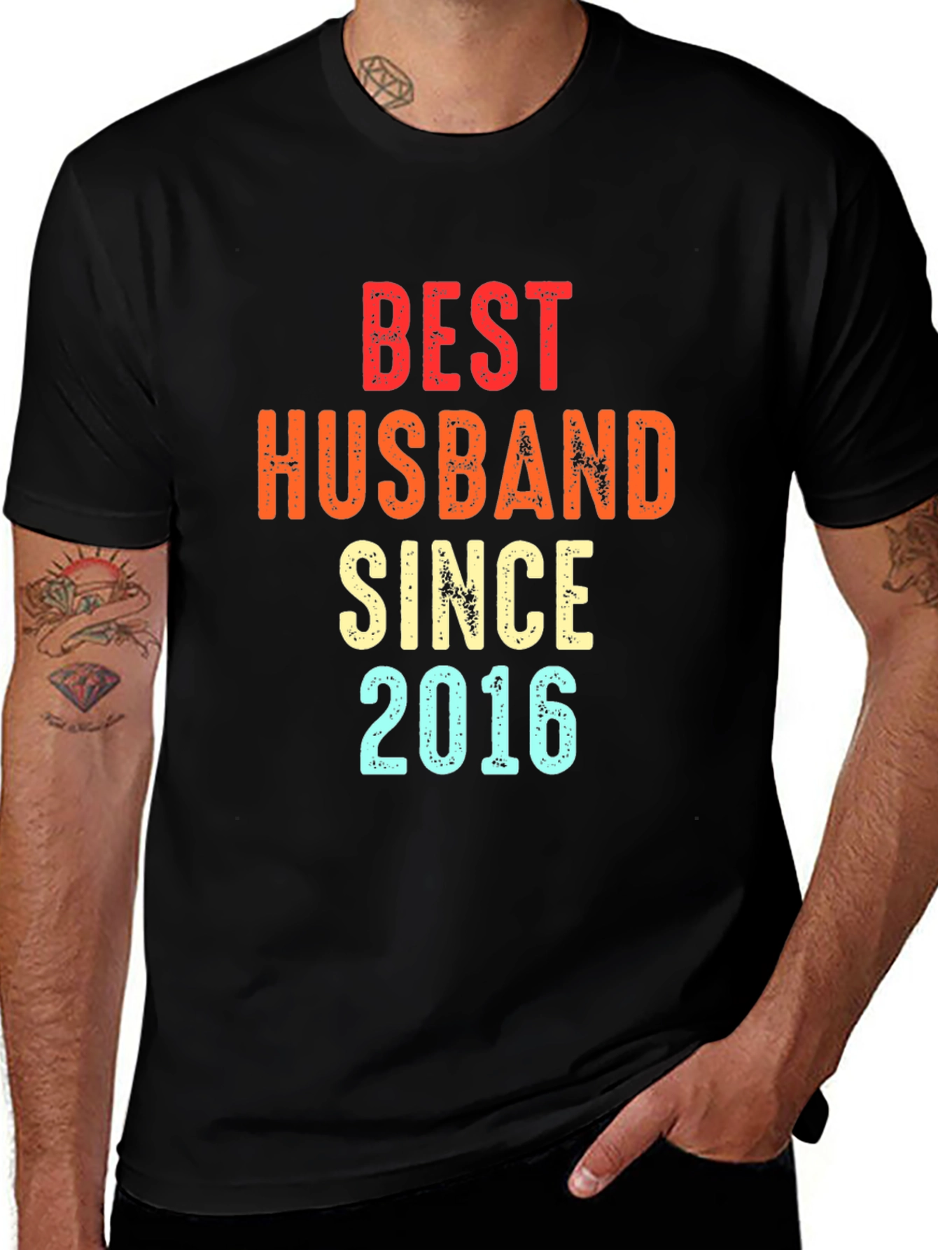 Best Husband Since 2016 Graphic T-Shirt