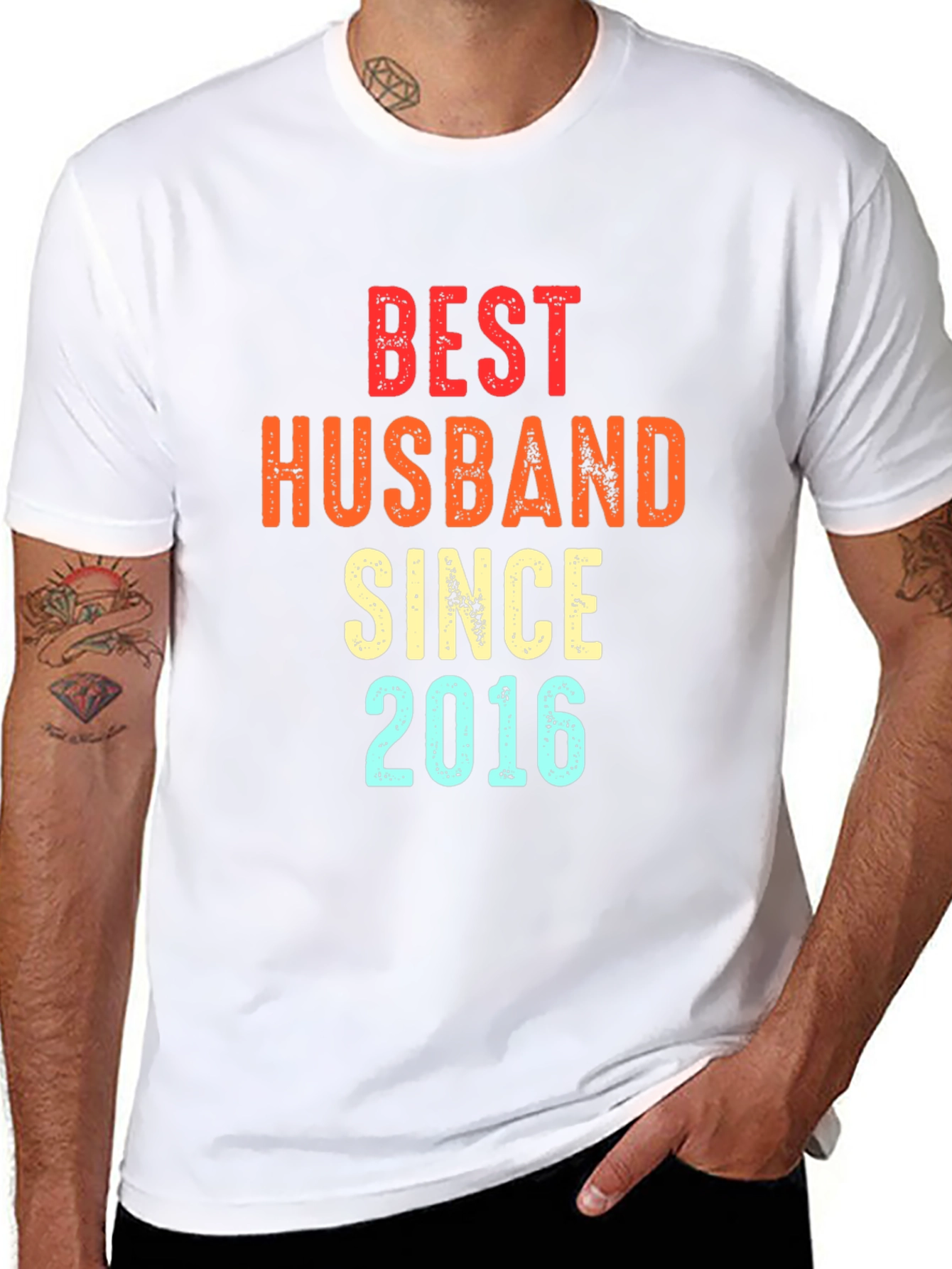 Best Husband Since 2016 Graphic T-Shirt