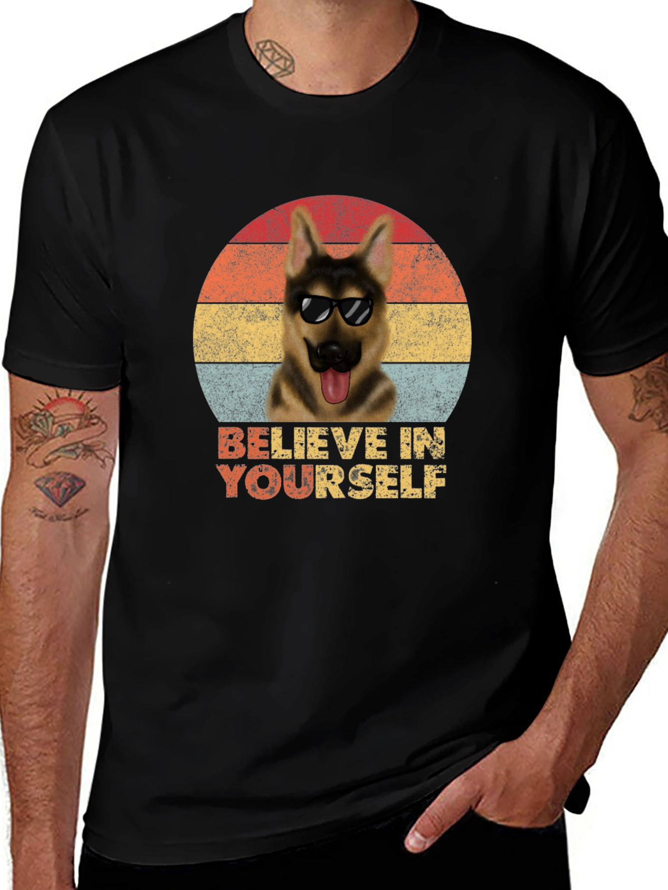 Believe In Yourself Dog T-Shirt