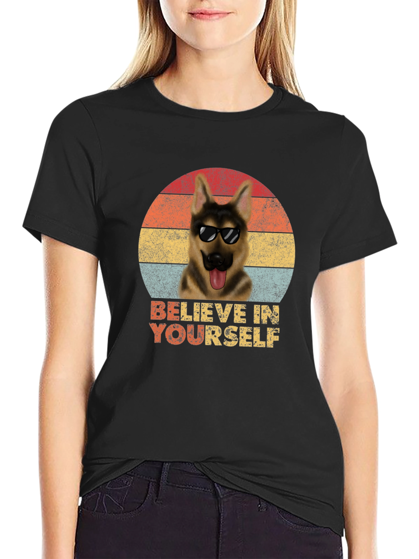 Believe In Yourself Dog T-Shirt