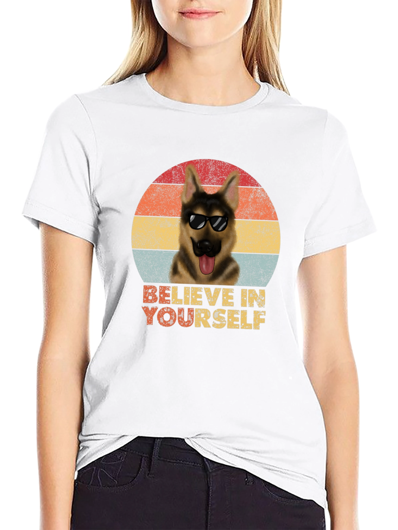 Believe In Yourself Dog T-Shirt