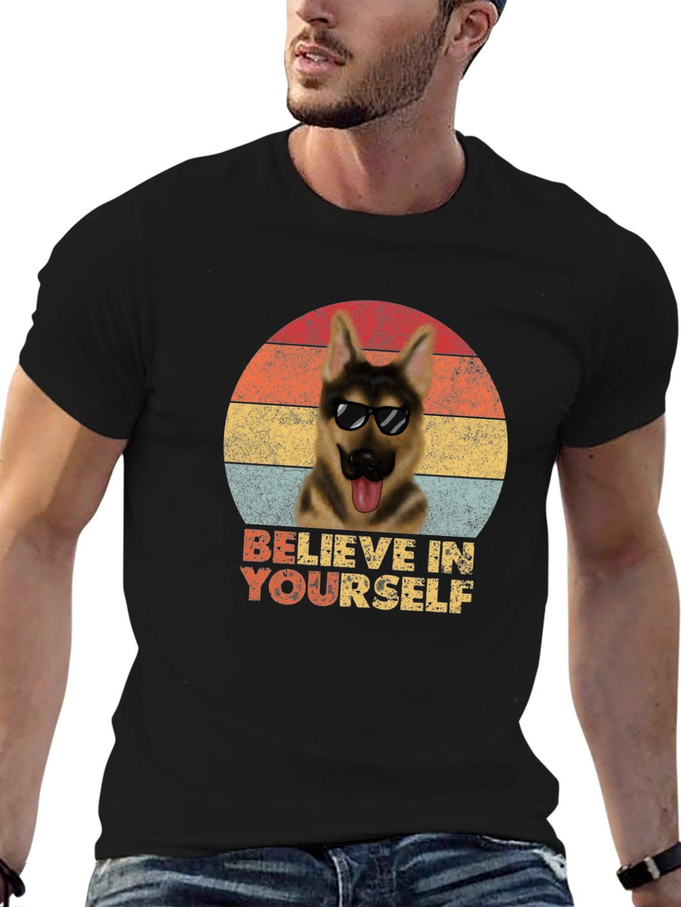 Believe In Yourself Dog T-Shirt