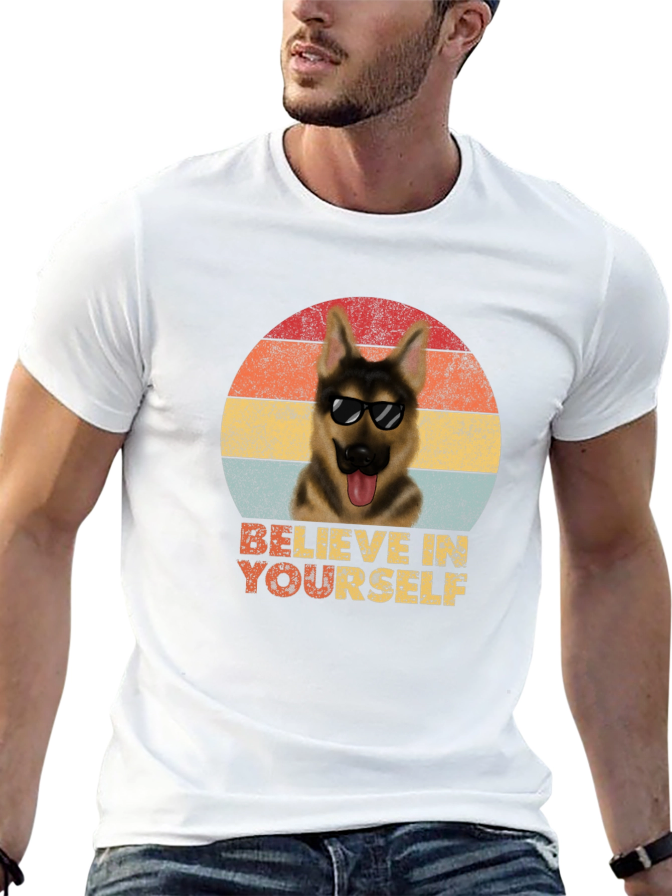 Believe In Yourself Dog T-Shirt