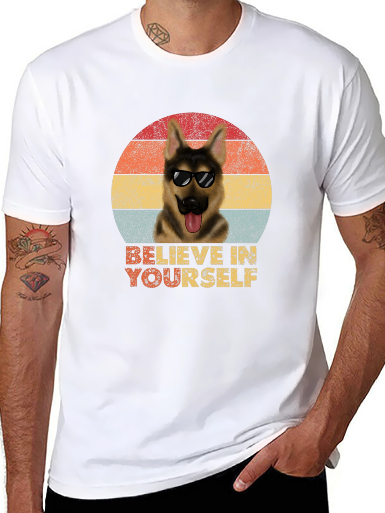 Believe In Yourself Dog T-Shirt