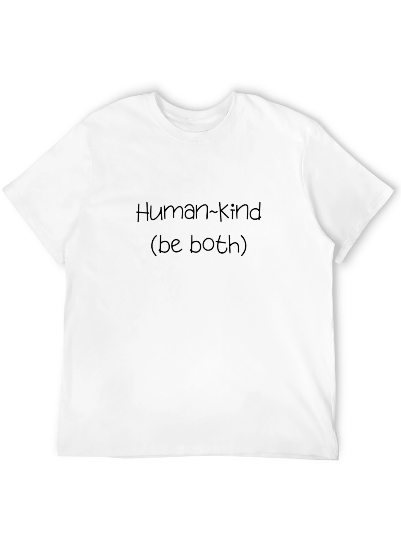 Human~kind (be both) Black T-Shirt