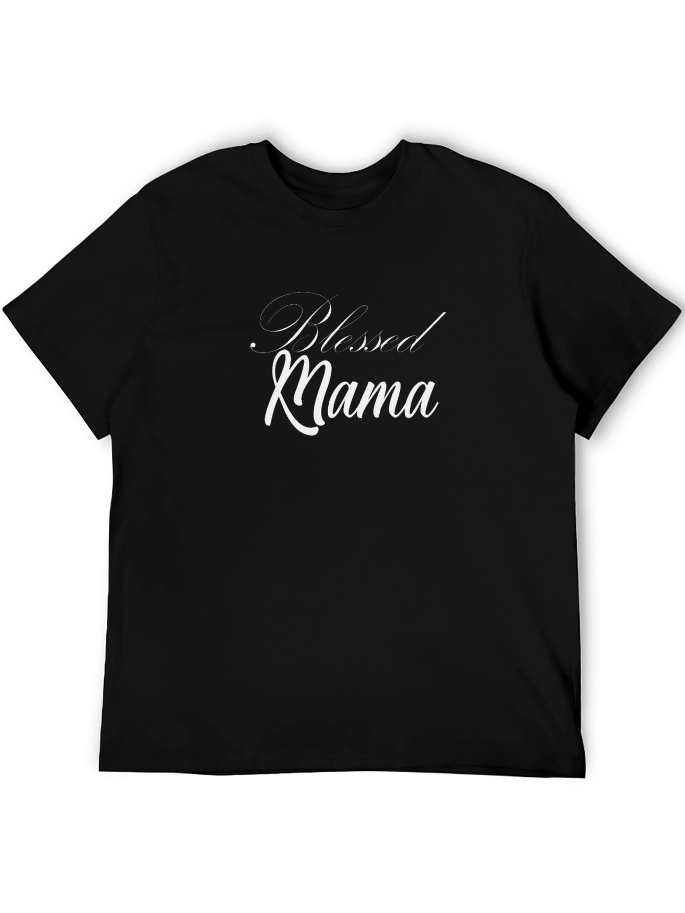 Blessed Mama Black T-Shirt - Stylish Mothers Day Apparel