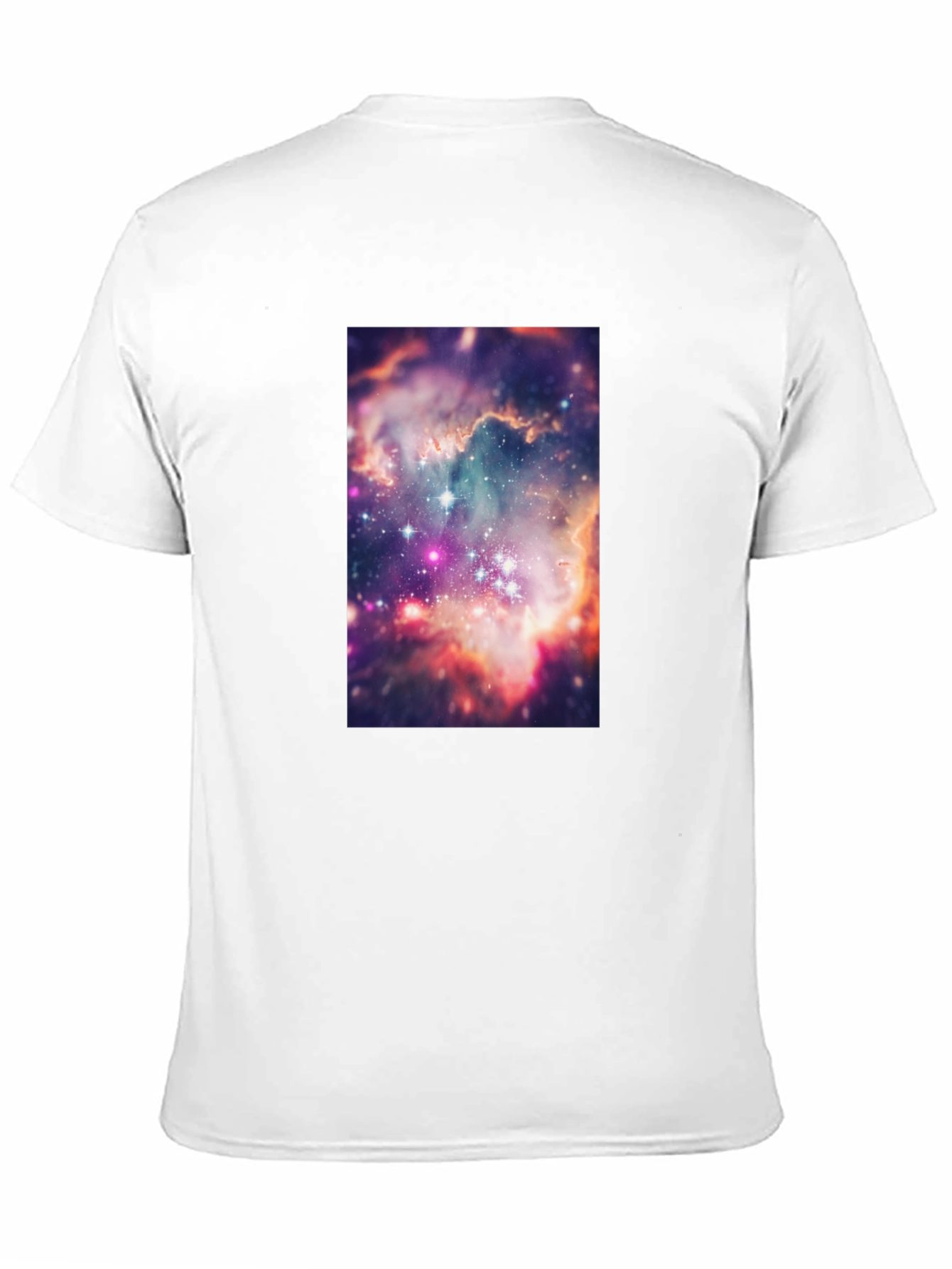 Galaxy Print Black T-Shirt - Cosmic Style