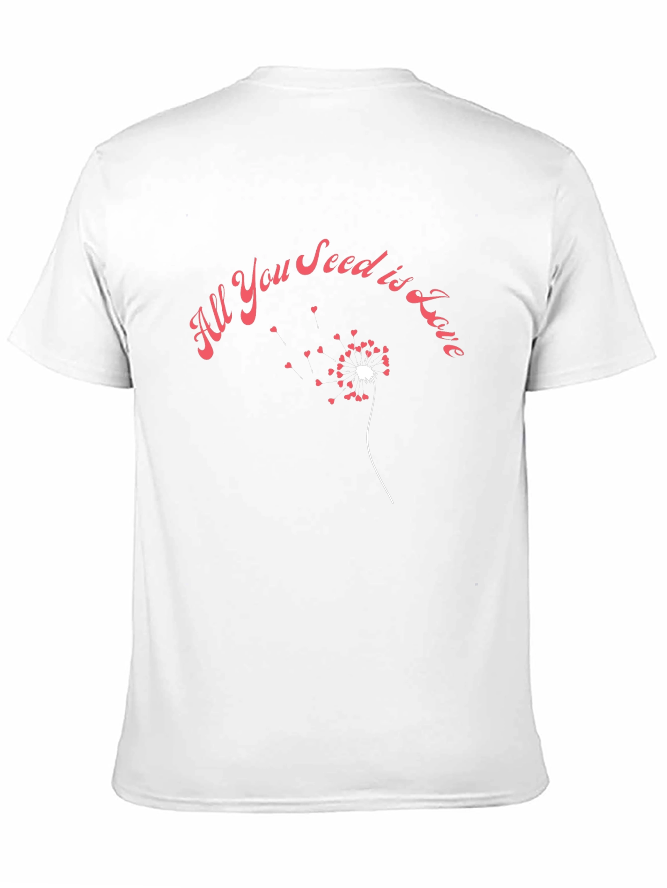 All You Seed is Love T-Shirt Black Cotton Tee