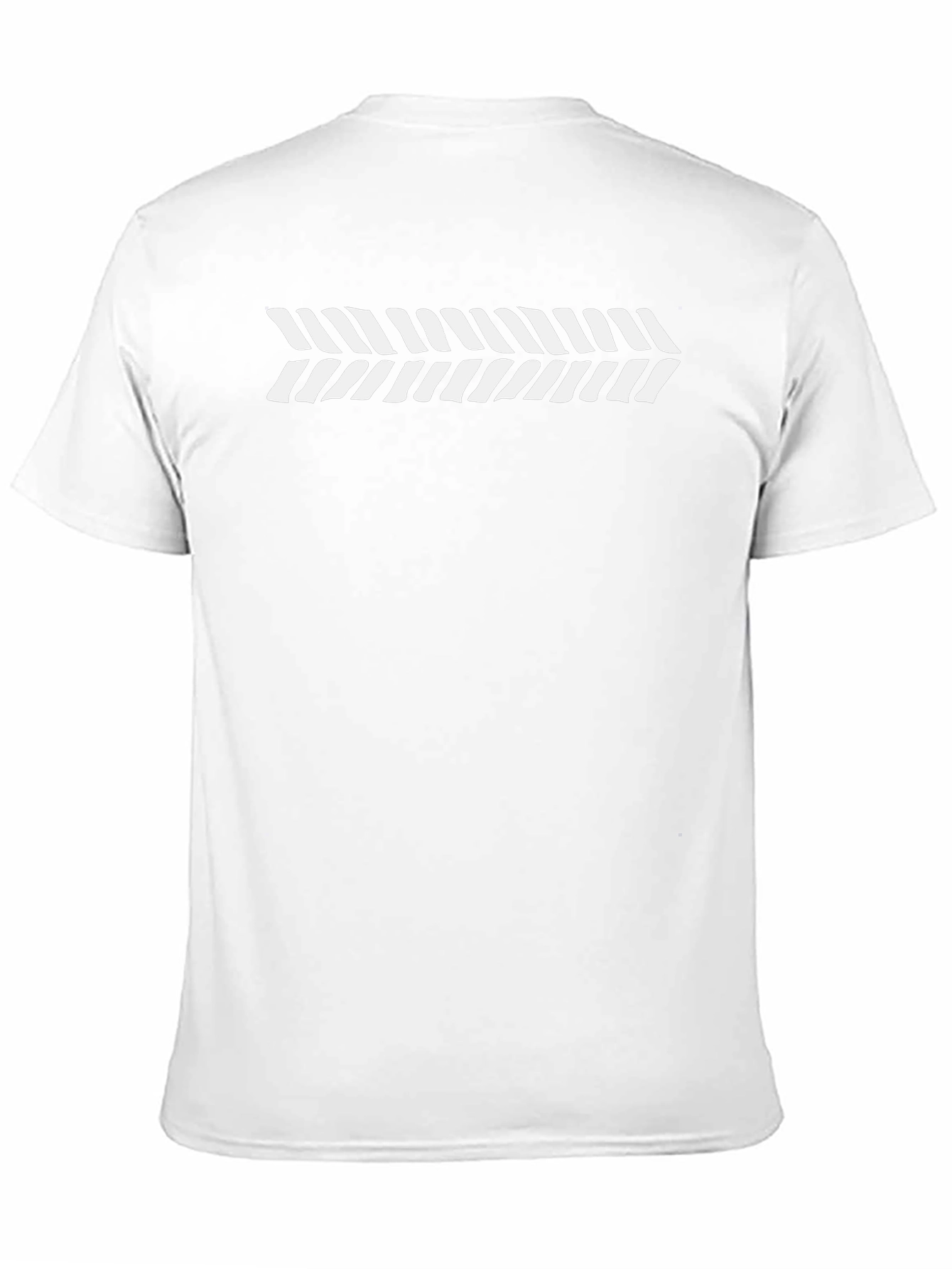 Modern Graphic Print Black Crewneck T-Shirt
