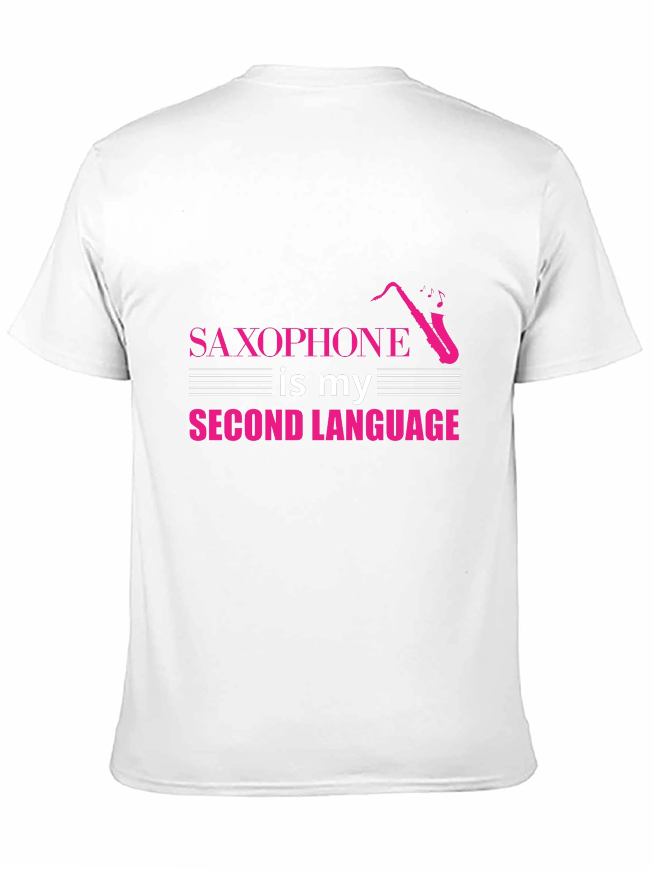 Saxophone Second Language T-Shirt - Musician Tee