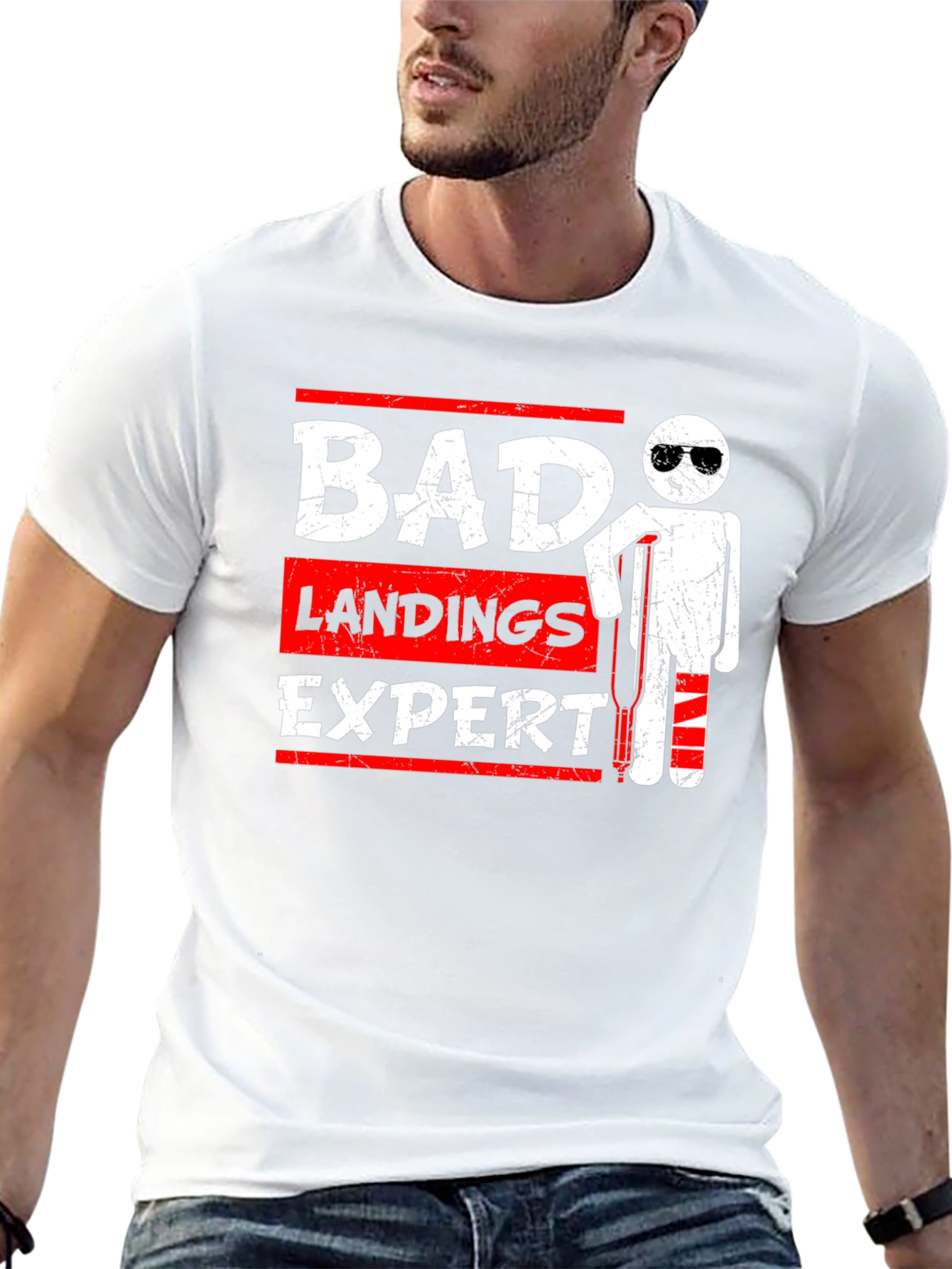Bad Landings Expert Graphic T-Shirt