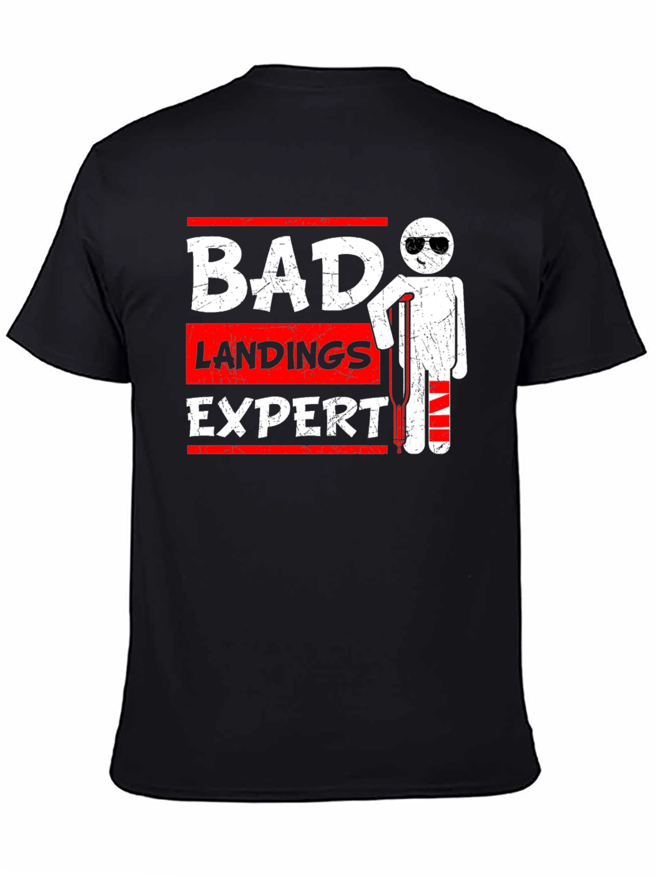 Bad Landings Expert Graphic T-Shirt