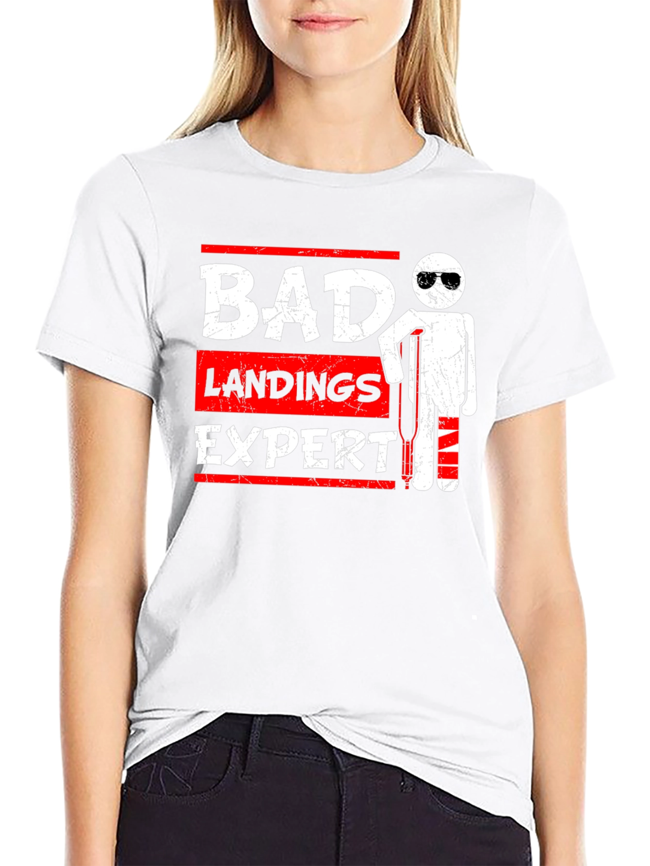 Bad Landings Expert Graphic T-Shirt