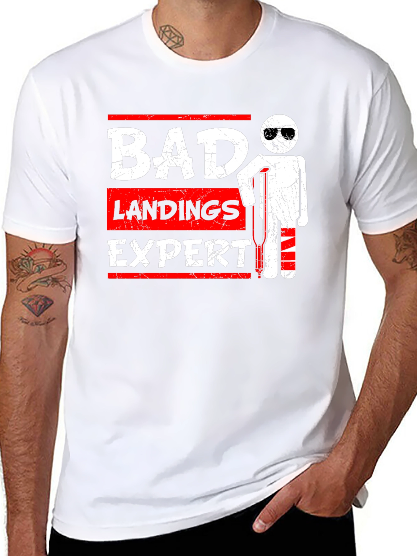 Bad Landings Expert Graphic T-Shirt