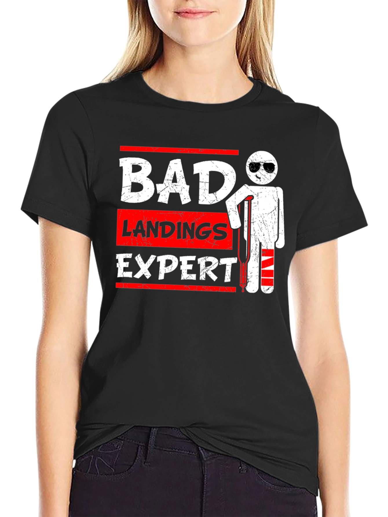 Bad Landings Expert Graphic T-Shirt