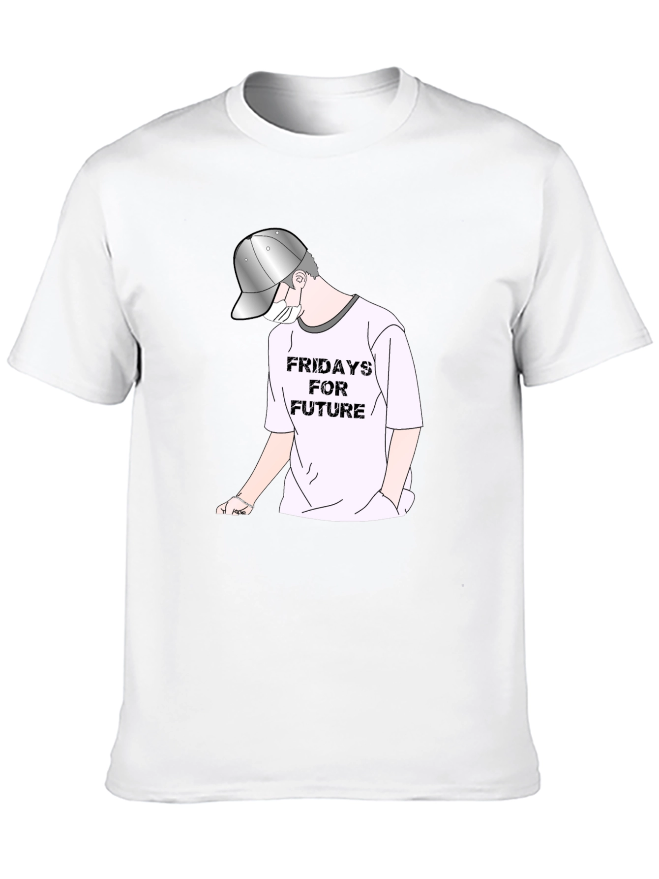 Fridays For Future Black Graphic Tee