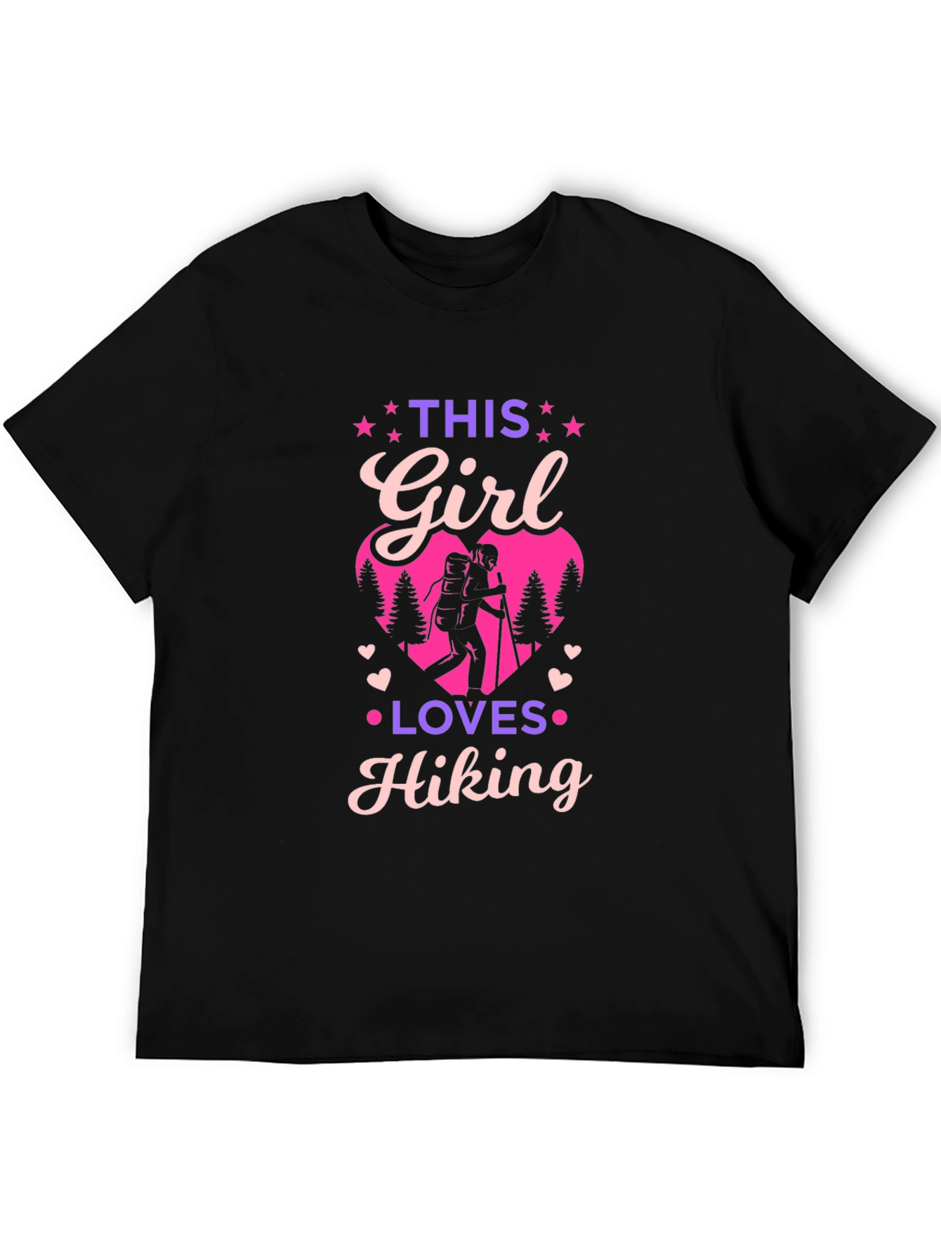 Hiking Girl T-Shirt - Outdoor Adventure Tee