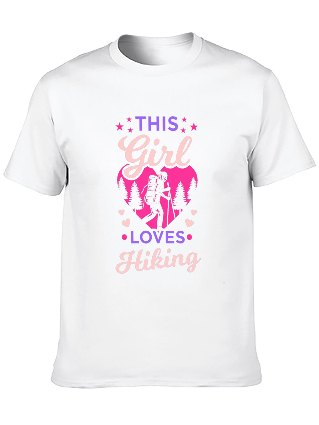 Hiking Girl T-Shirt - Outdoor Adventure Tee