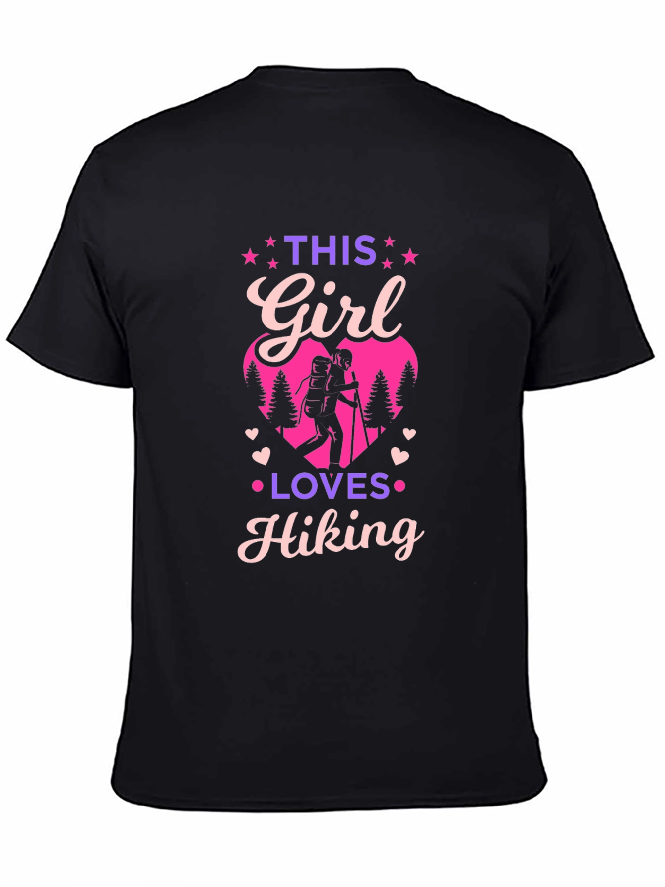 Hiking Girl T-Shirt - Outdoor Adventure Tee