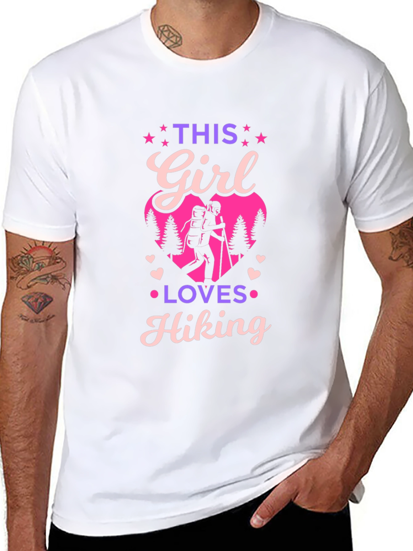 Hiking Girl T-Shirt - Outdoor Adventure Tee