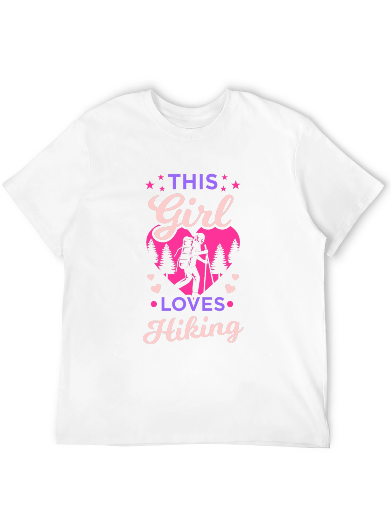 Hiking Girl T-Shirt - Outdoor Adventure Tee
