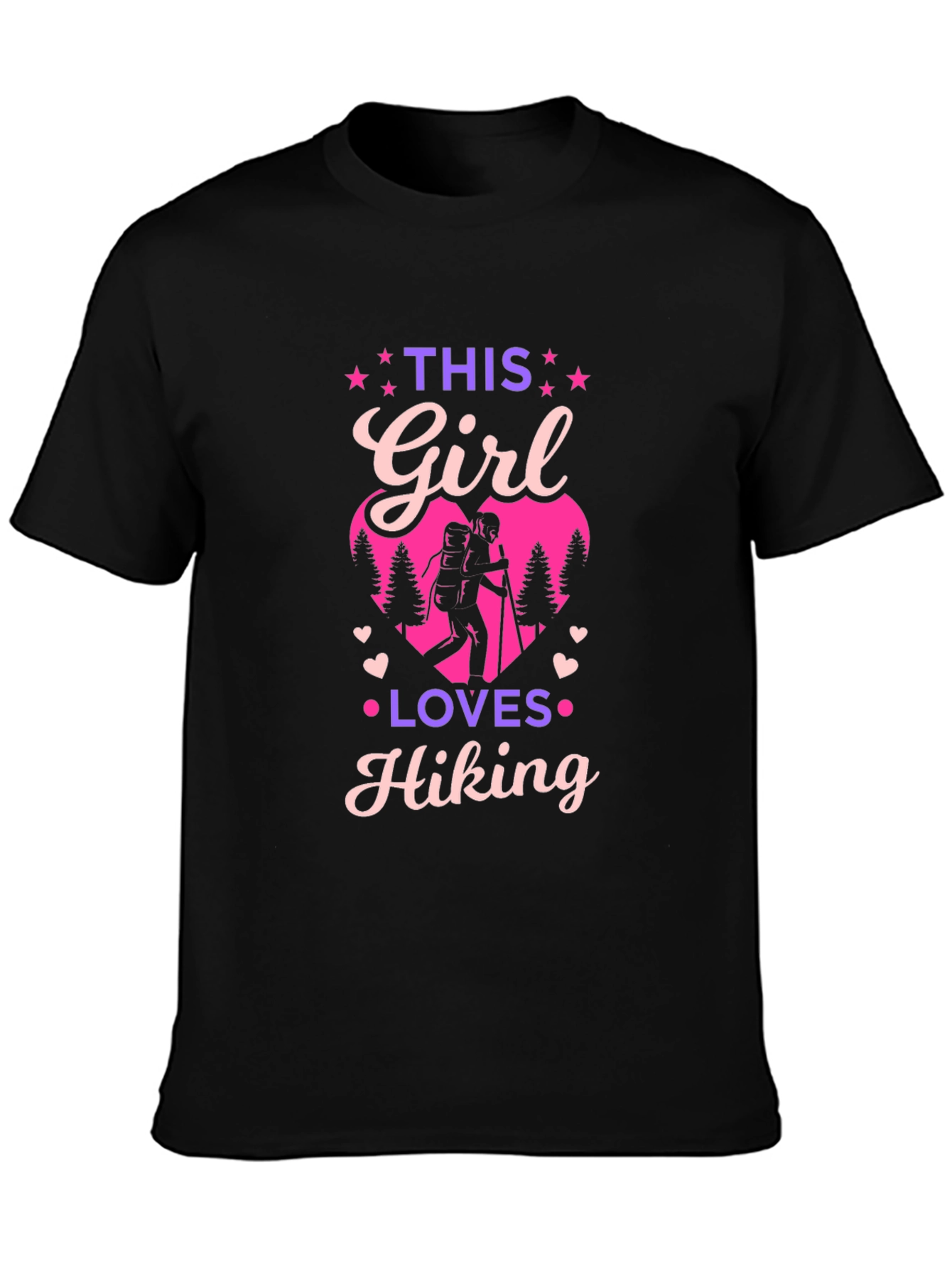 Hiking Girl T-Shirt - Outdoor Adventure Tee
