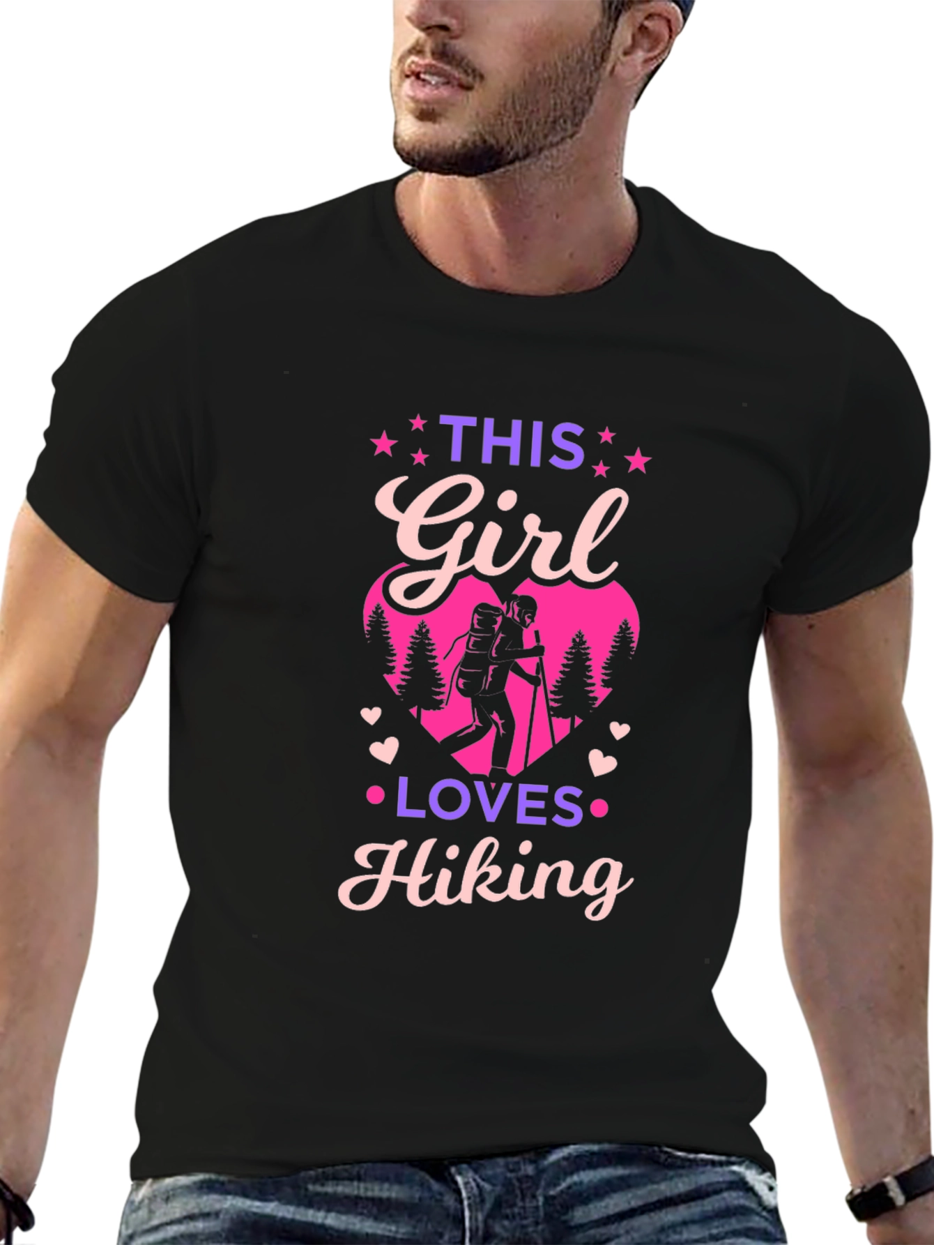 Hiking Girl T-Shirt - Outdoor Adventure Tee