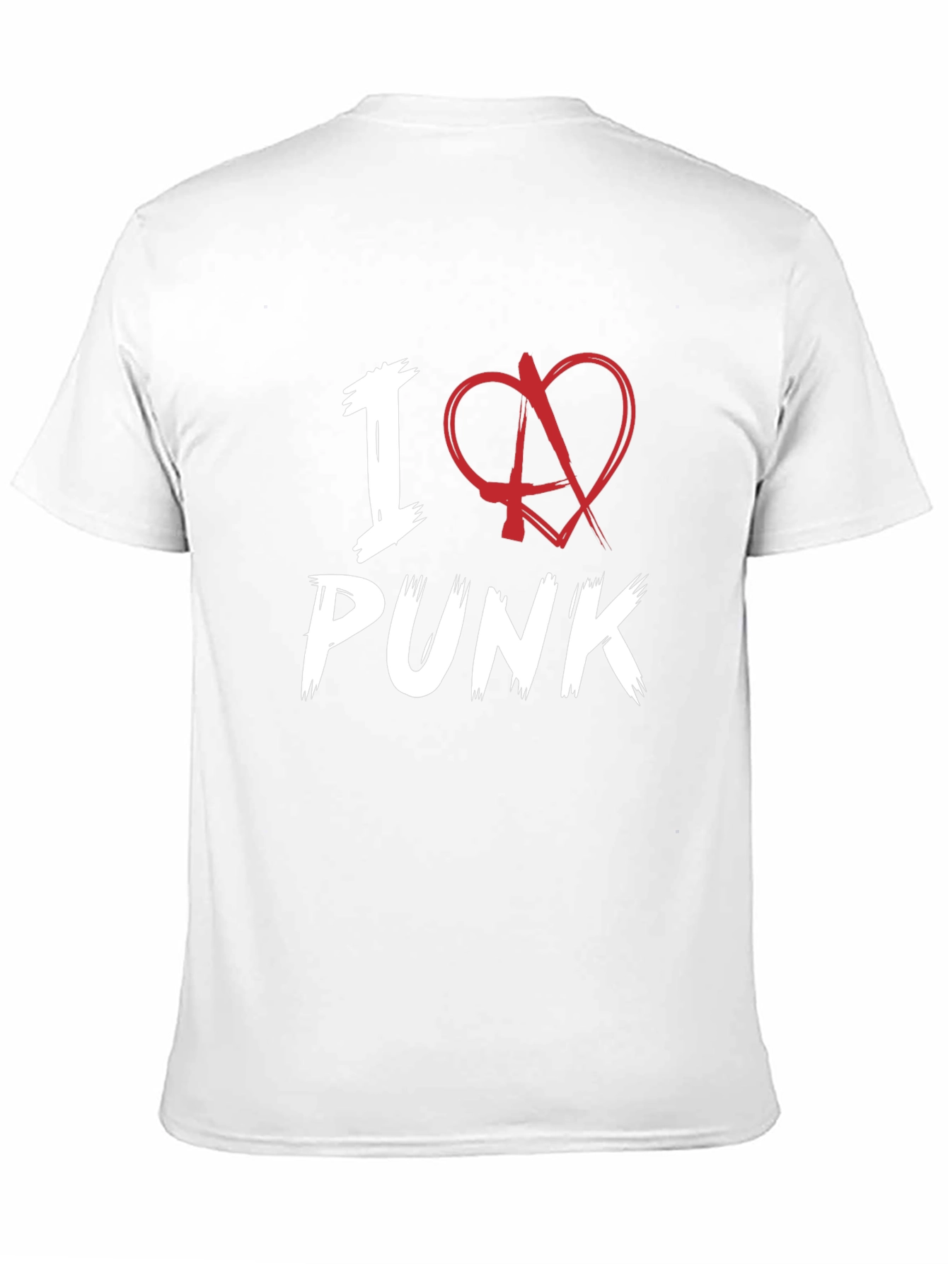 I Love Punk Graphic Tee - Black Cotton T-Shirt