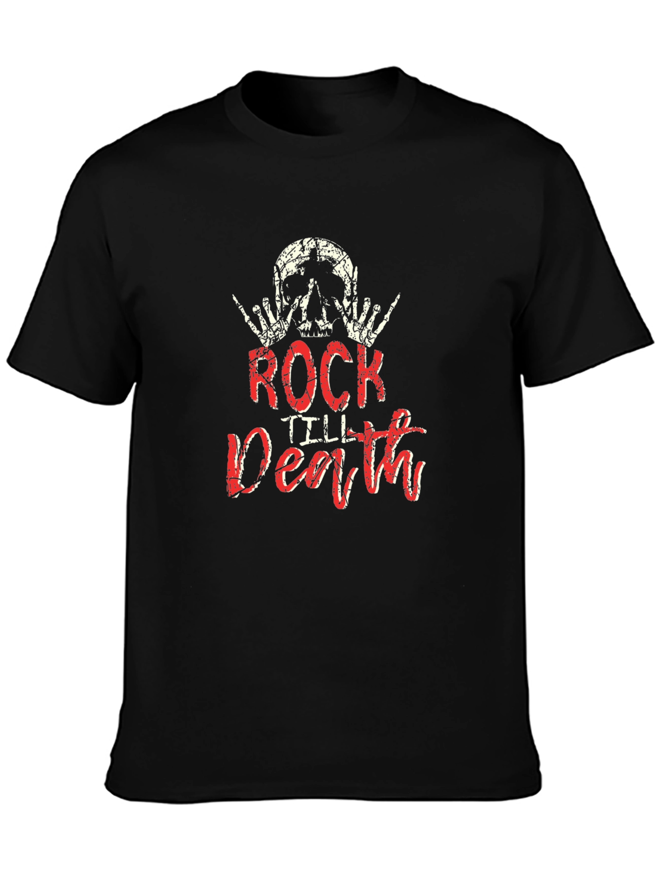 Rock Till Death Graphic T-Shirt