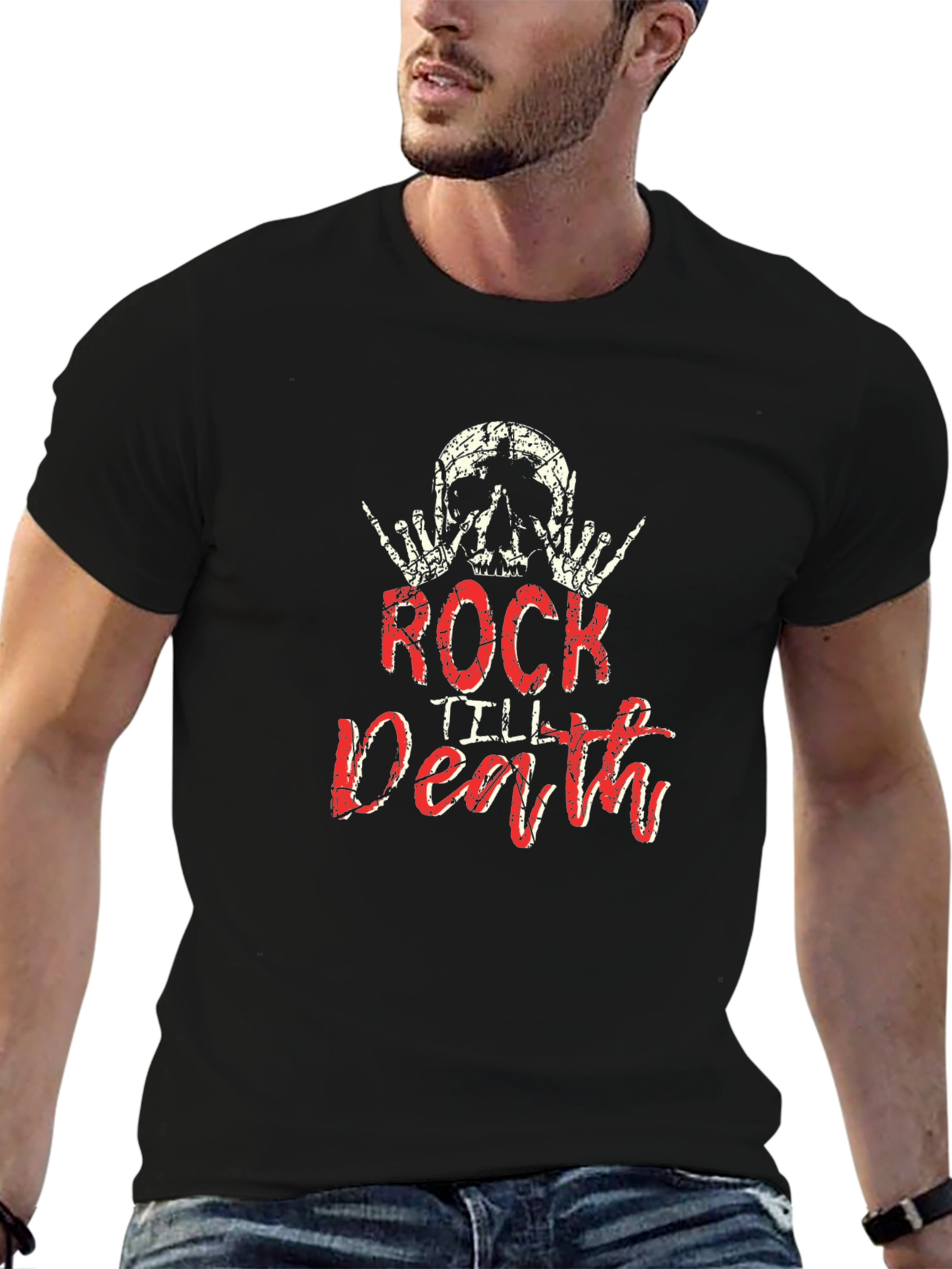 Rock Till Death Graphic T-Shirt
