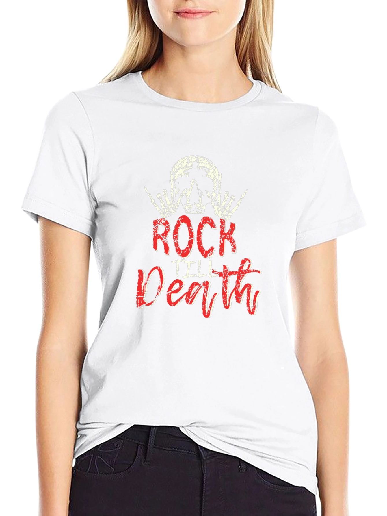 Rock Till Death Graphic T-Shirt
