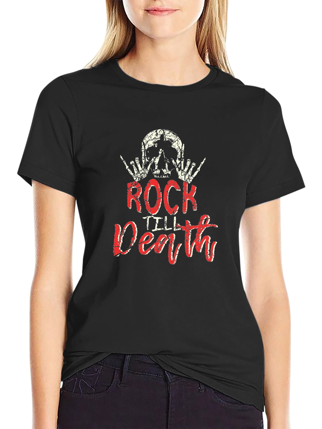 Rock Till Death Graphic T-Shirt