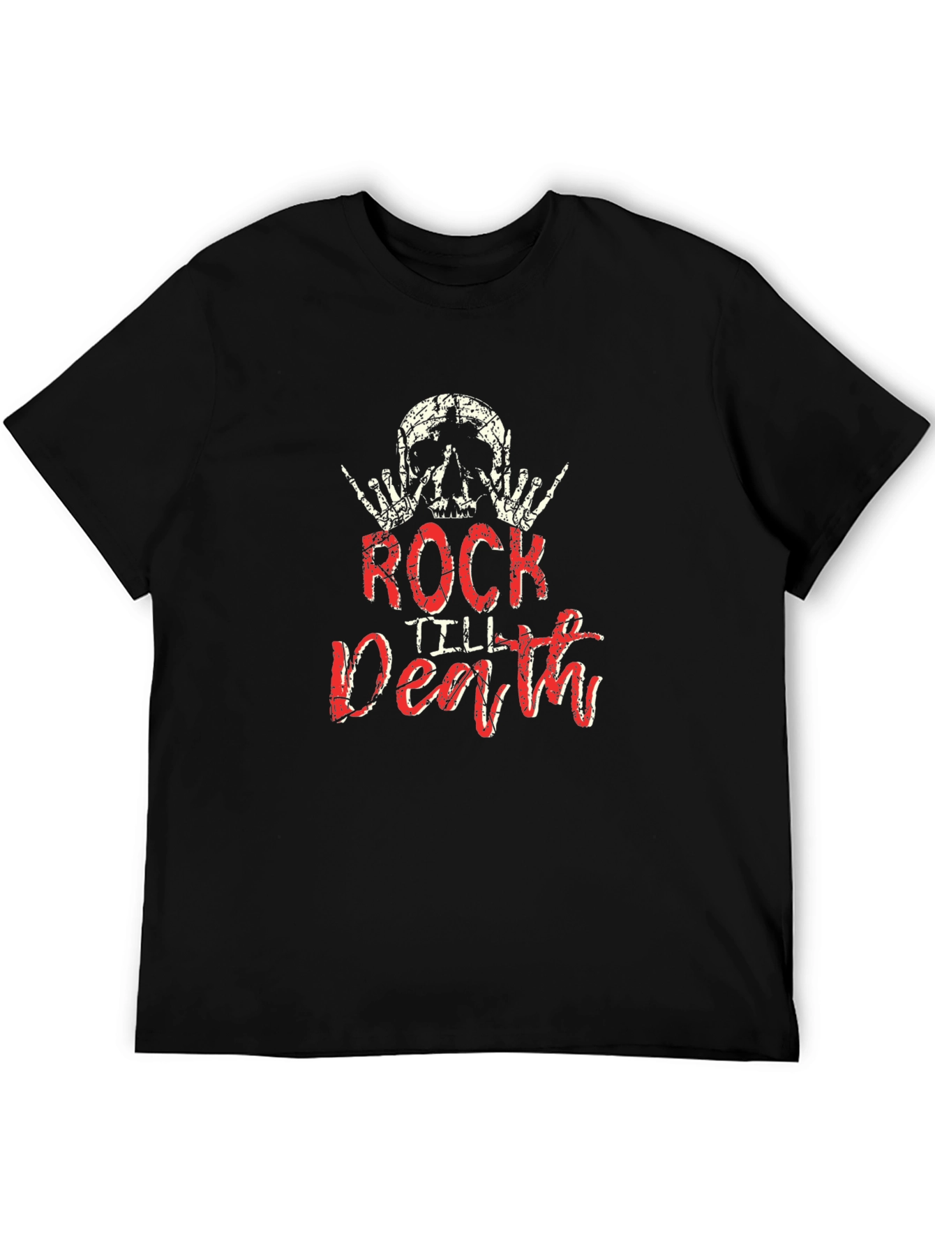 Rock Till Death Graphic T-Shirt