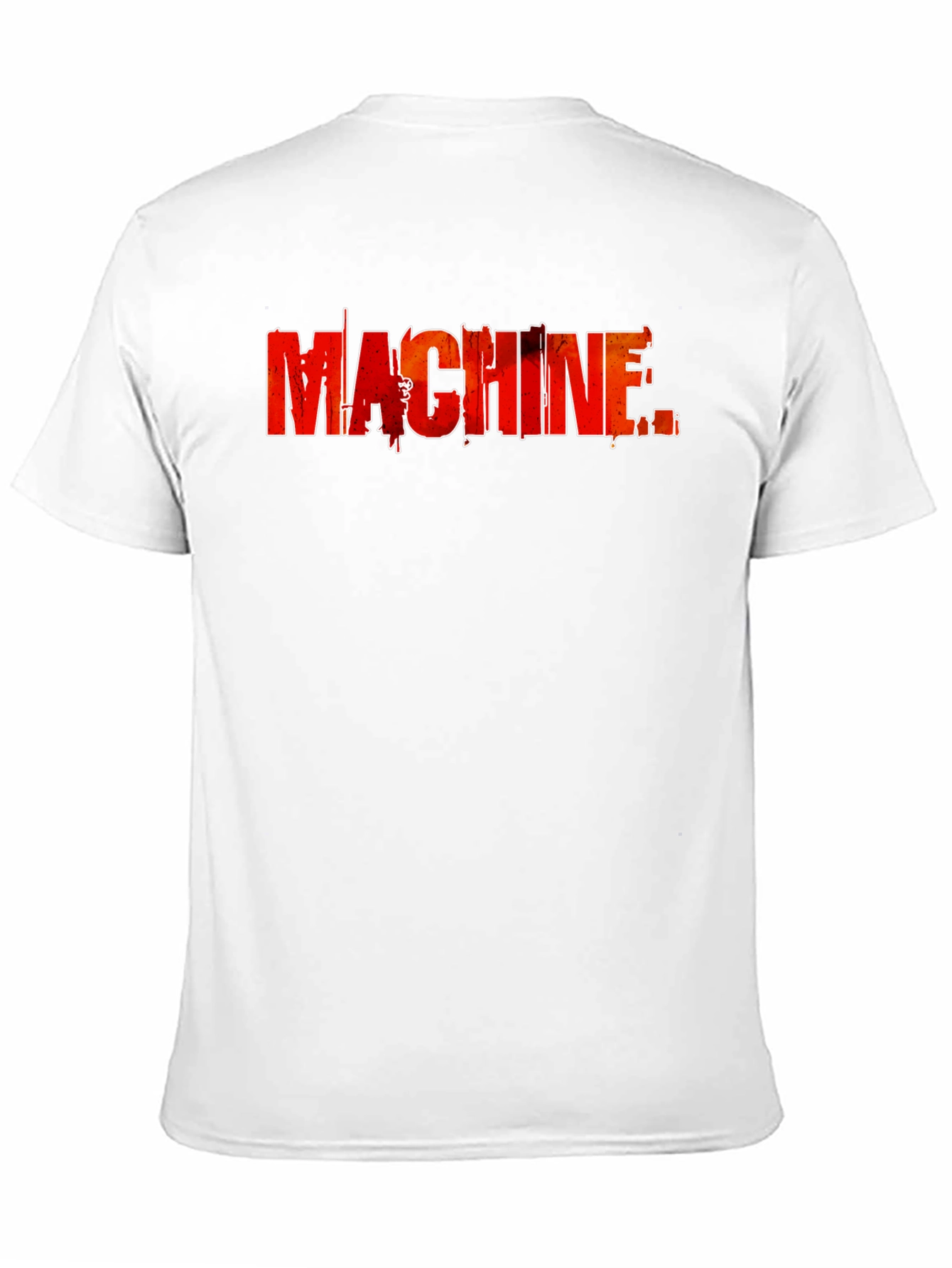 Machine Graphic Print Black T-Shirt