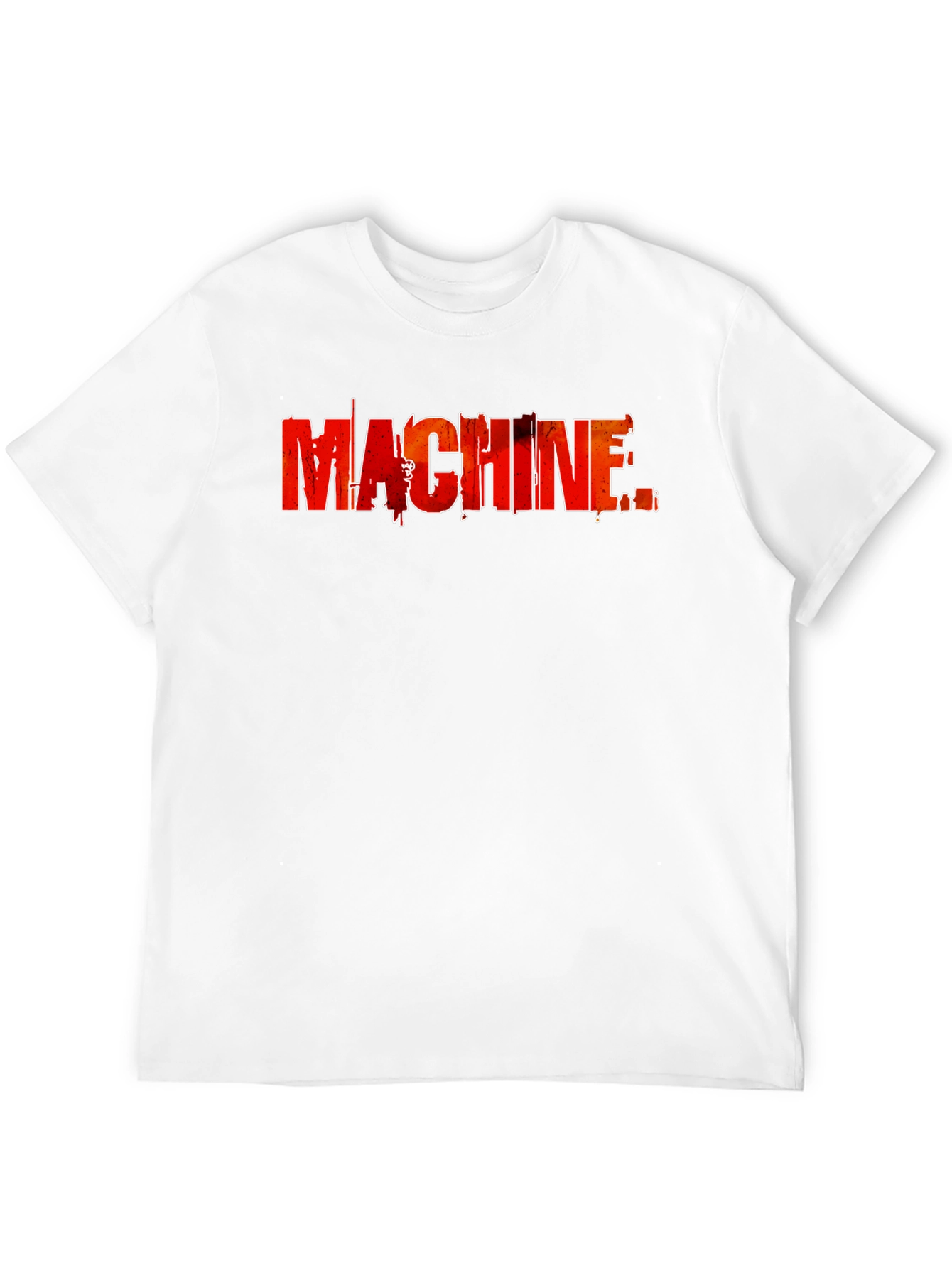 Machine Graphic Print Black T-Shirt