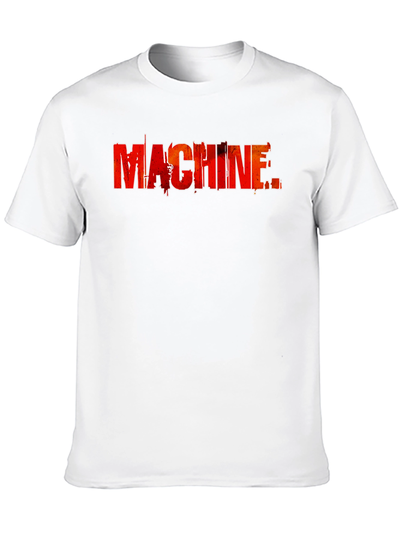 Machine Graphic Print Black T-Shirt