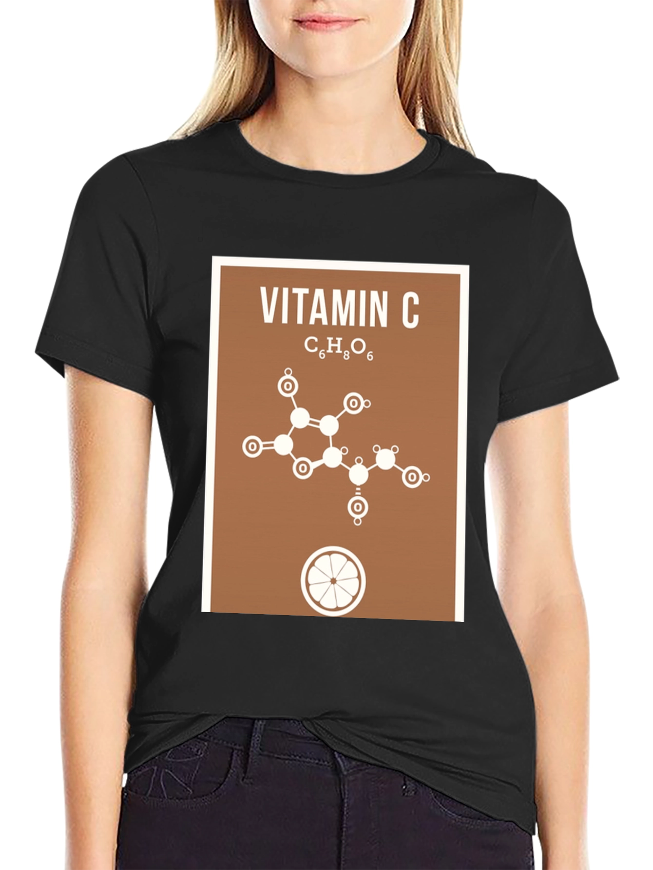 Vitamin C Molecule Graphic T-Shirt