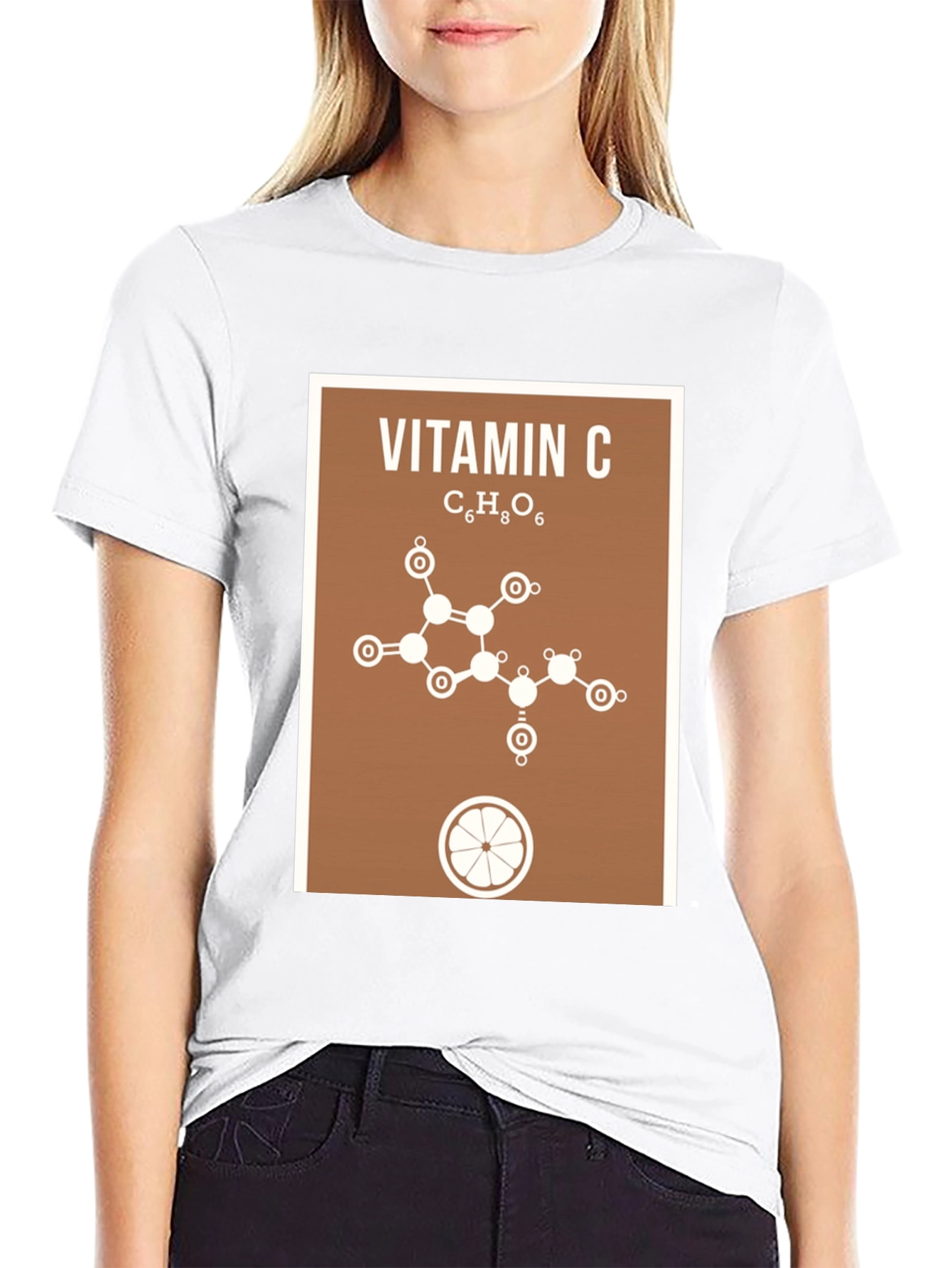 Vitamin C Molecule Graphic T-Shirt