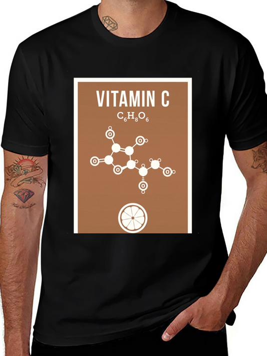 Vitamin C Molecule Graphic T-Shirt