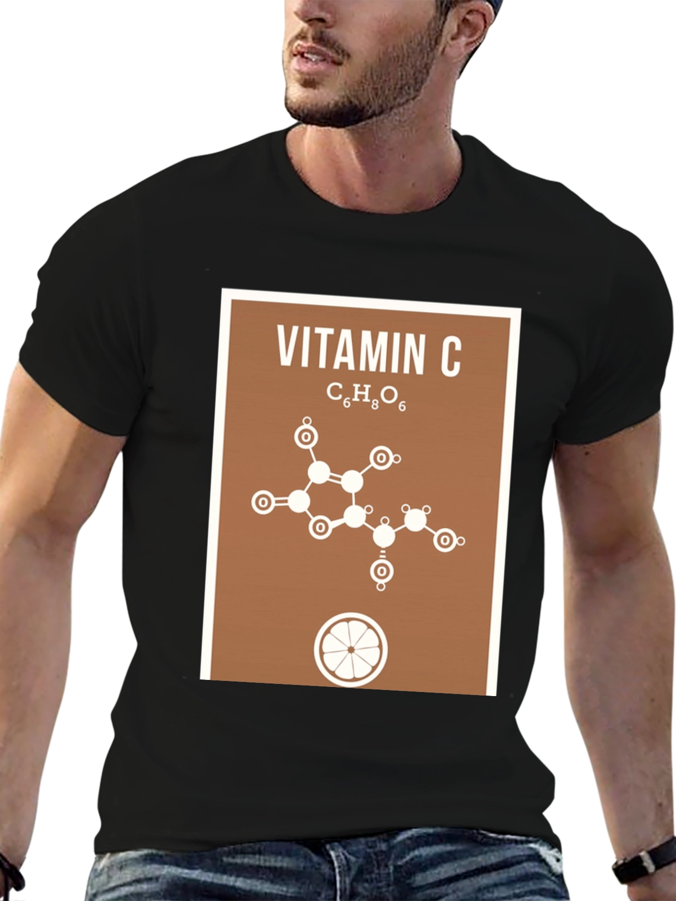 Vitamin C Molecule Graphic T-Shirt