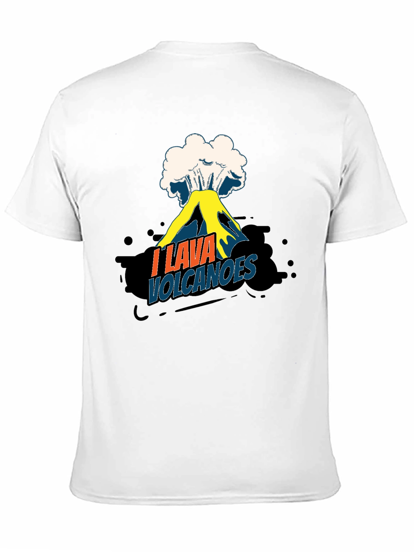 I Lava Volcanoes Funny Graphic Tee Shirt