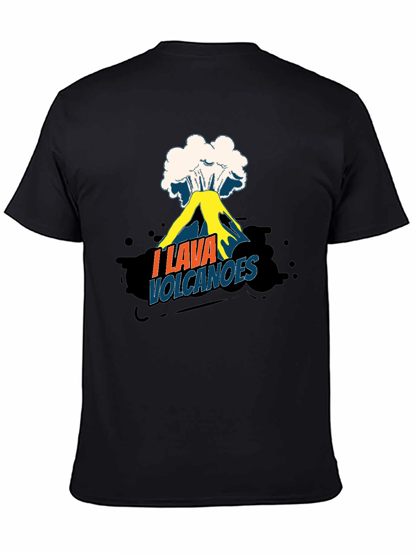 I Lava Volcanoes Funny Graphic Tee Shirt
