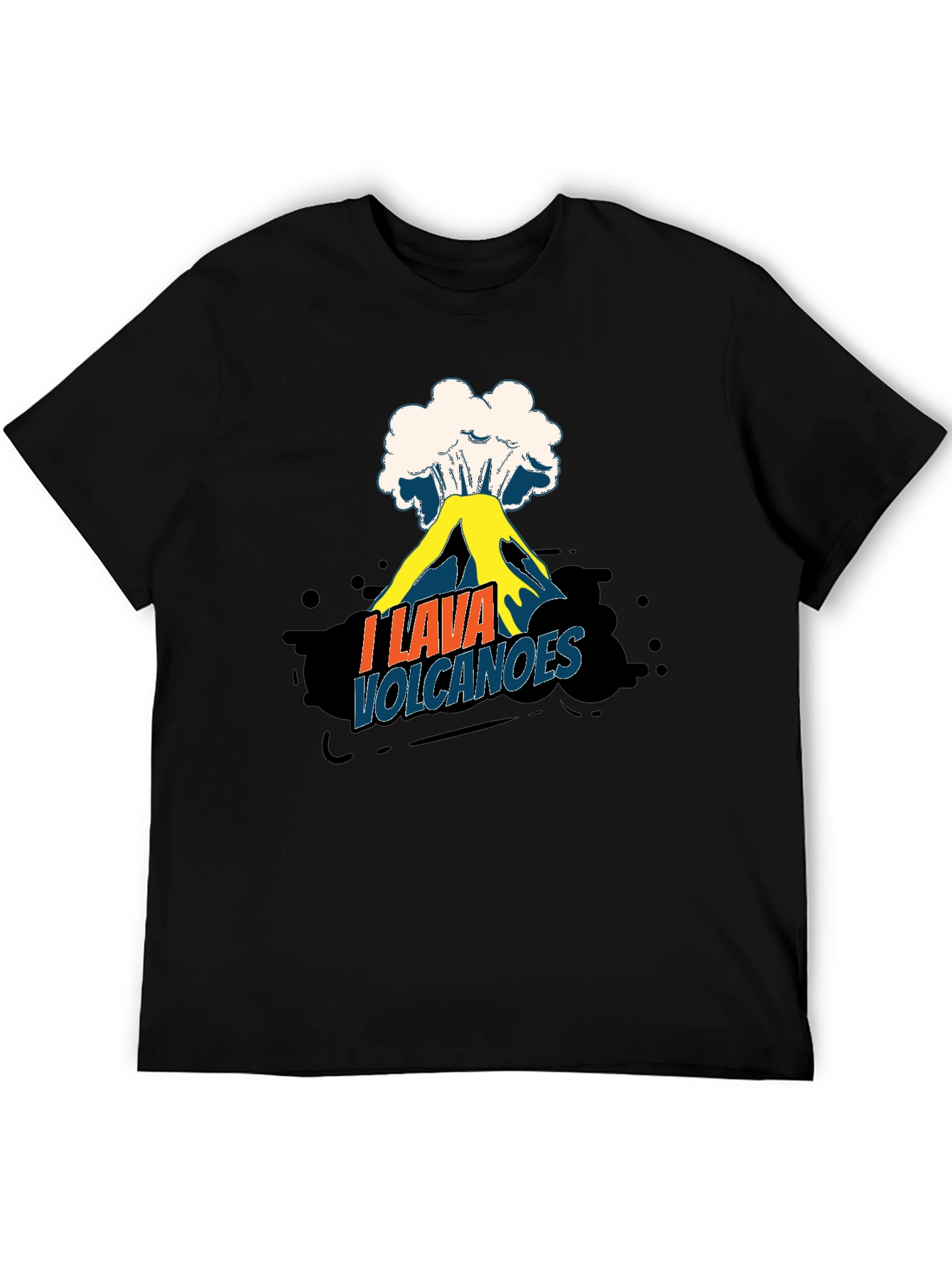 I Lava Volcanoes Funny Graphic Tee Shirt