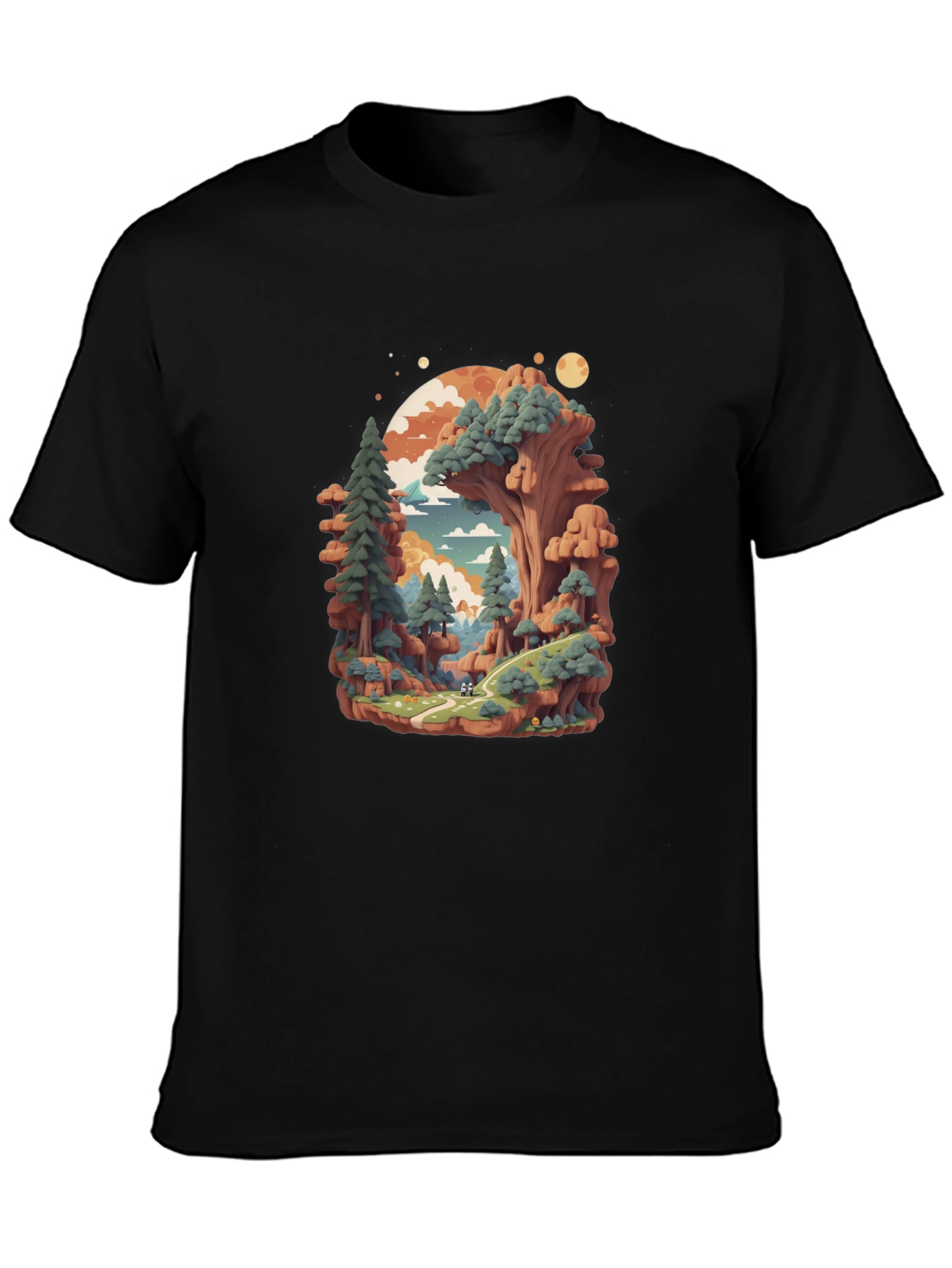 Nature Landscape Graphic Tee