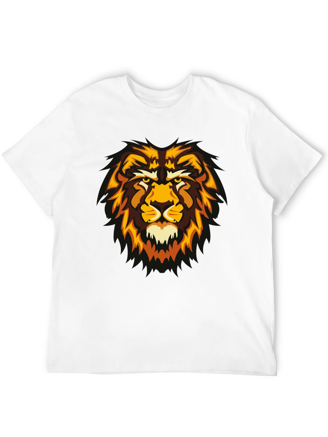 Lion Graphic Print T-Shirt