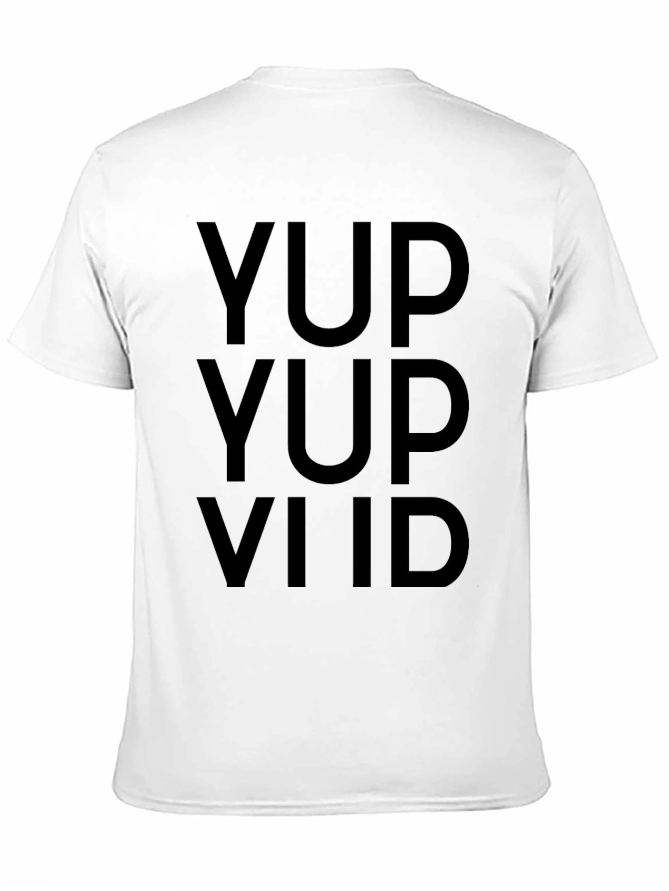Yup Yup Viid Graphic Tee - Black