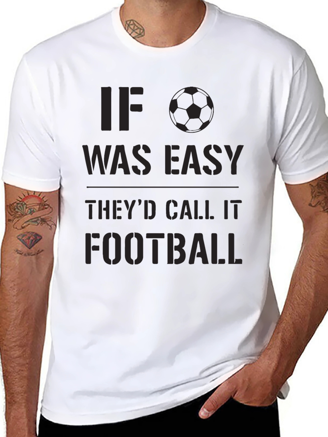 Funny Soccer Football Graphic T-Shirt