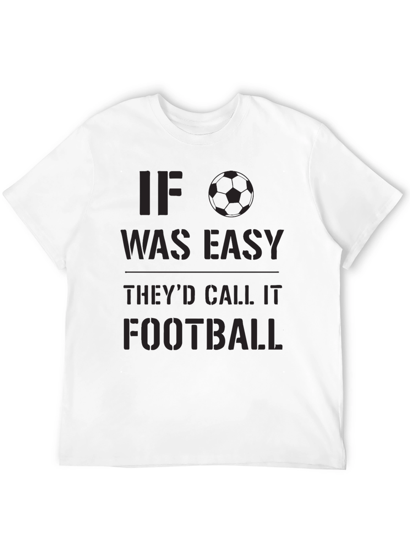 Funny Soccer Football Graphic T-Shirt