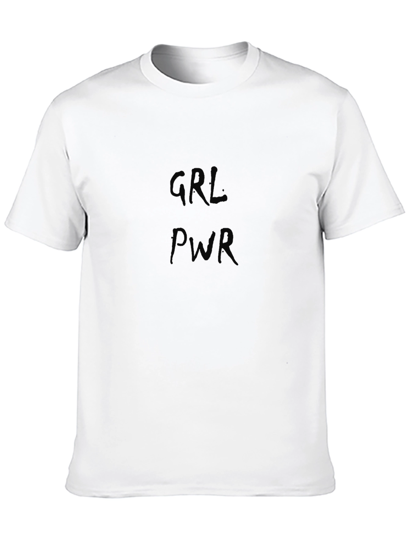 GRL PWR Black Graphic Tee - Empowering Womens T-Shirt