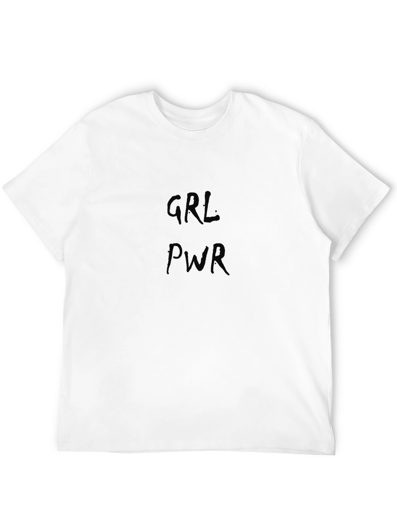 GRL PWR Black Graphic Tee - Empowering Womens T-Shirt